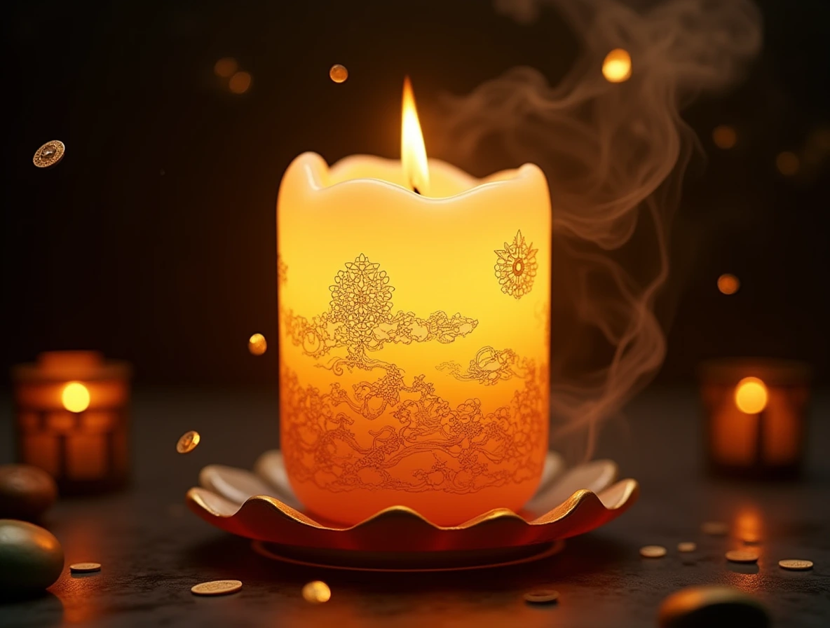 近景蜡烛